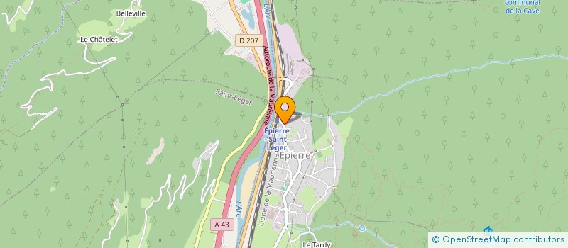 localisation de l'entreprise SARL MAURIENNE-TRAINS à EPIERRE