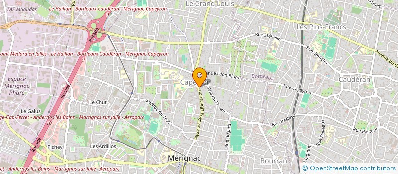 localisation de l'entreprise SARL MAUVIGNEY à MERIGNAC