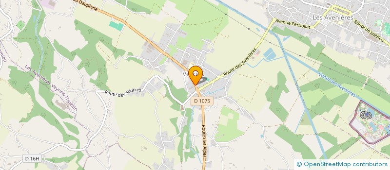 localisation de l'entreprise SARL MAV  LES AVENIERES VEYRINS-THUELLIN