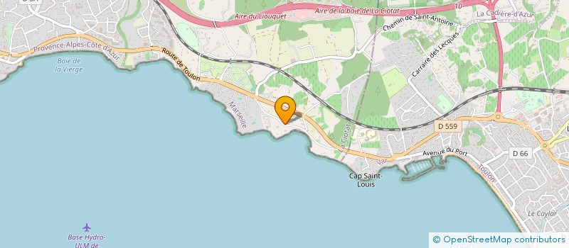 localisation de l'entreprise SARL MAX AND CO à LA CIOTAT