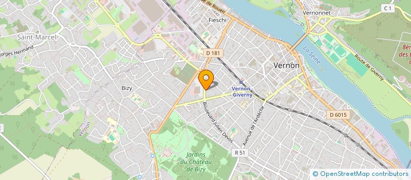 localisation de l'entreprise SARL MAX WAY  VERNON