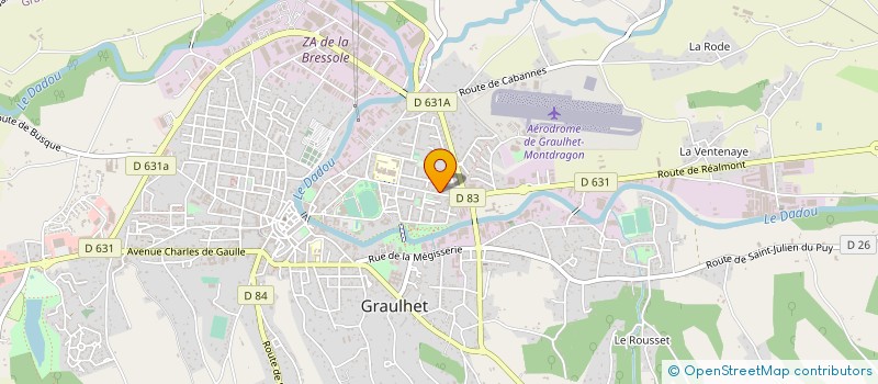 localisation de l'entreprise SARL MAXAERO à GRAULHET