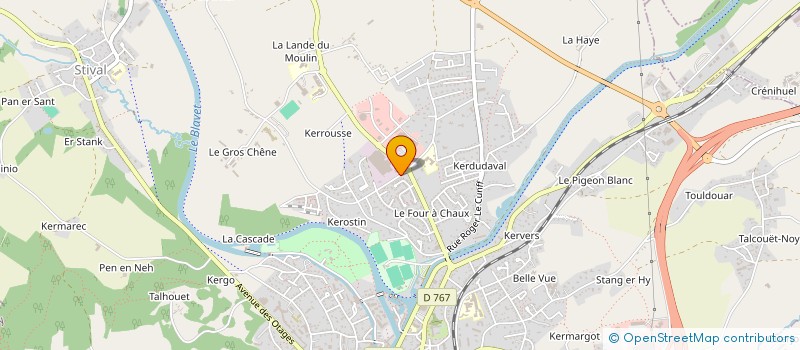 localisation de l'entreprise SARL MAXALAIN  PONTIVY