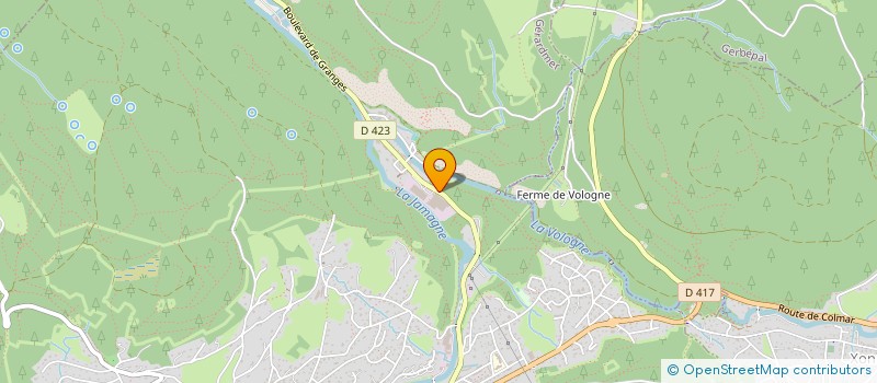 localisation de l'entreprise SARL MAXANDRE  GERARDMER
