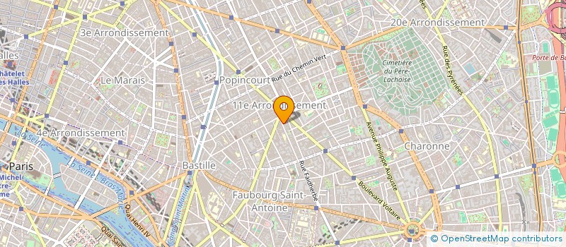 localisation de l'entreprise SARL MAXI CASH  PARIS