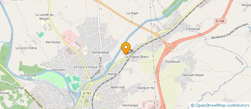localisation de l'entreprise SARL MAXI NET à KERGRIST