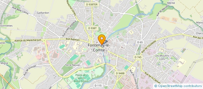 localisation de l'entreprise SARL MAXI-PIZZA à FONTENAY-LE-COMTE
