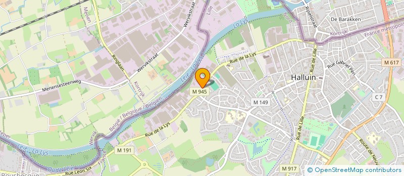 localisation de l'entreprise SARL MAXIME DANSET  HALLUIN