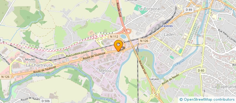 localisation de l'entreprise SARL MAXIRE  CASTRES