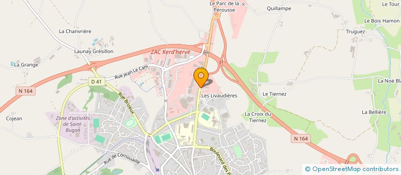 localisation de l'entreprise SARL MAXLOUDEAC à LOUDEAC