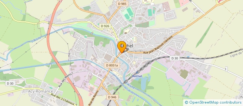 localisation de l'entreprise SARL MAXYVES à RETHEL