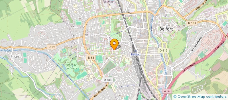 localisation de l'entreprise SARL MAY IMMO à BELFORT