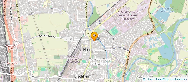 localisation de l'entreprise SARL MAYET  HNHEIM