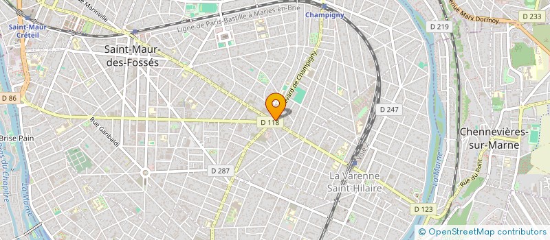 localisation de l'entreprise SARL MAYUR à SAINT-MAUR-DES-FOSSES
