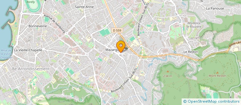 localisation de l'entreprise SARL MAZARGUES CONSTRUCTION  MARSEILLE