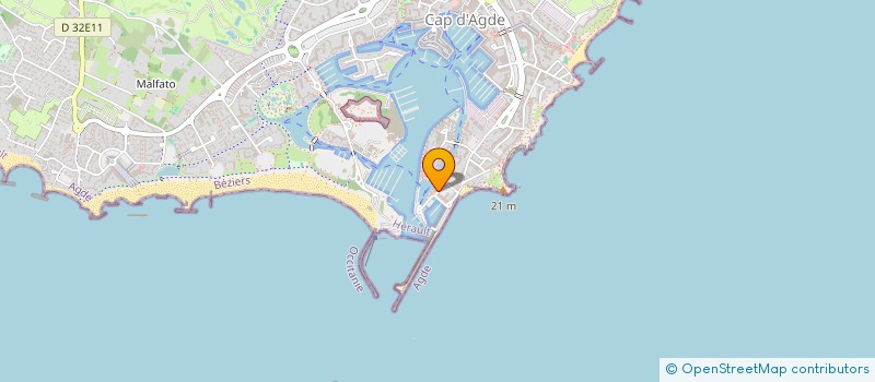 localisation de l'entreprise SARL MAZAS  AGDE