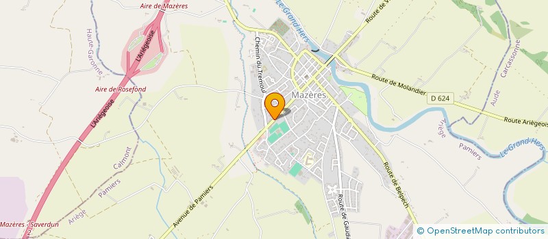 localisation de l'entreprise SARL MAZERES AUTOMOBILES à MAZERES