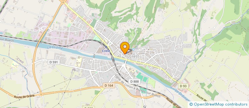 localisation de l'entreprise SARL MAZERRA  CREST