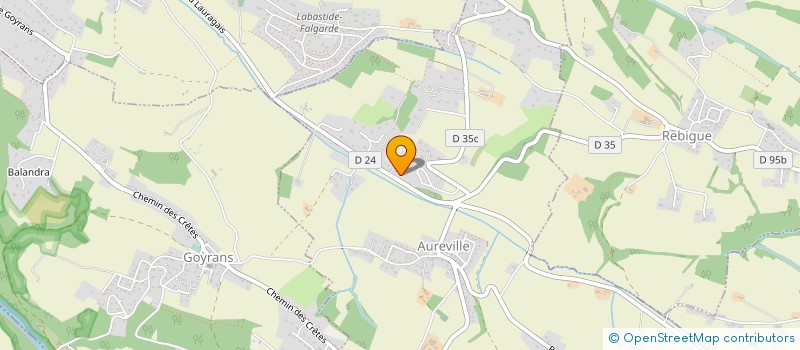 localisation de l'entreprise SARL MAZOUT MIDI PYRENEES DISTRIBUTION à AUREVILLE