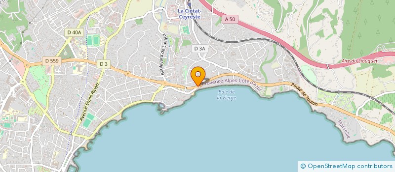 localisation de l'entreprise SARL MAZOYER PERE ET FILS à LA CIOTAT