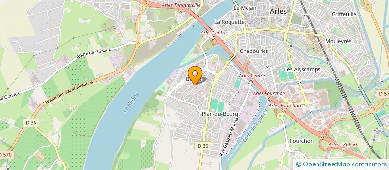 localisation de l'entreprise SARL MB à ARLES
