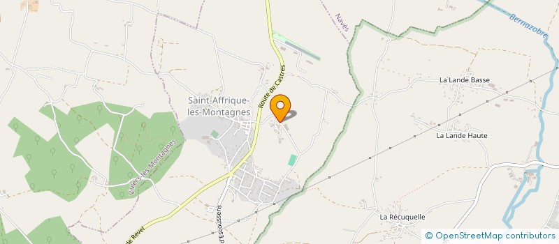 localisation de l'entreprise SARL MB BRODERIES  ST-AFFRIQUE-LES-MONTAGNES