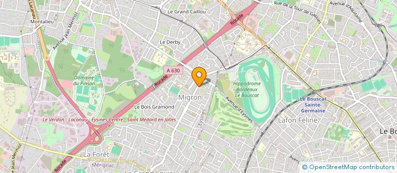 localisation de l'entreprise SARL MB COIFFURE  EYSINES