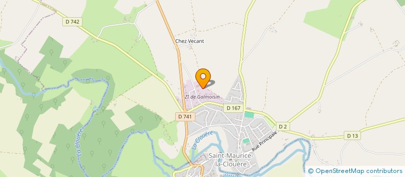 localisation de l'entreprise SARL MBAYE  SAINT-MAURICE-LA-CLOUERE