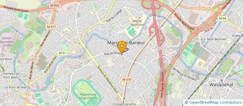 localisation de l'entreprise SARL MBCH à MARCQ-EN-BARŒUL