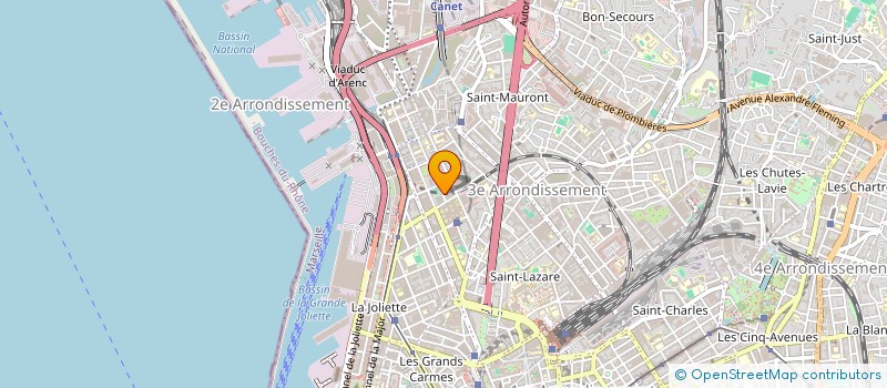 localisation de l'entreprise SARL MBF à MARSEILLE