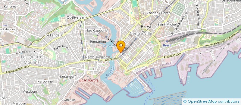 localisation de l'entreprise SARL MBIH à BREST