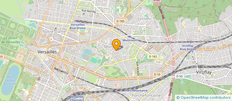 localisation de l'entreprise SARL MBJ  VERSAILLES