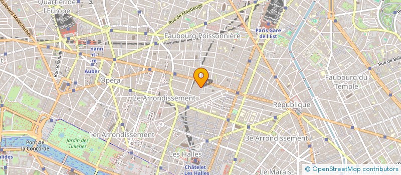 localisation de l'entreprise SARL MBO à PARIS