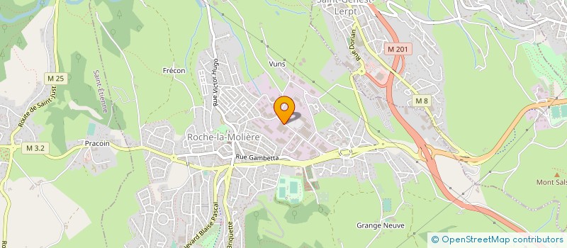localisation de l'entreprise SARL MBS MENUISERIE BOST SEUX  ROCHE-LA-MOLIERE