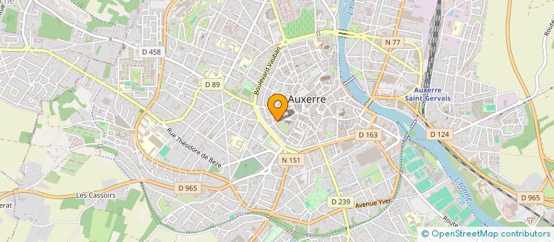 localisation de l'entreprise SARL MC à AUXERRE