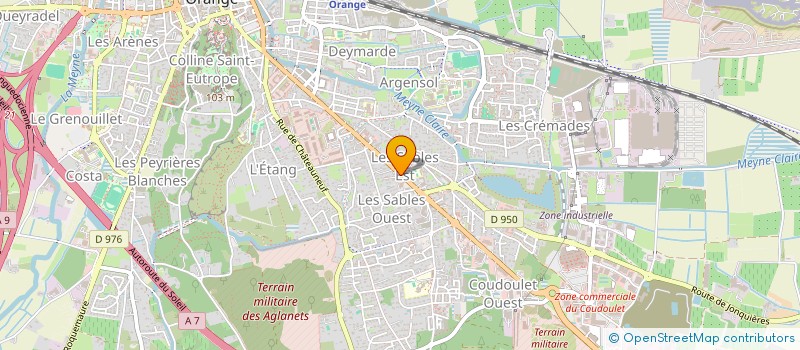 localisation de l'entreprise SARL MC ARRIVAGES à ORANGE