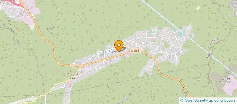 localisation de l'entreprise SARL MC TRAVAUX  LE ROVE