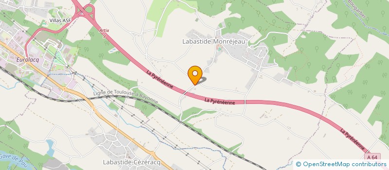 localisation de l'entreprise SARL MCC à LABASTIDE-MONREJEAU