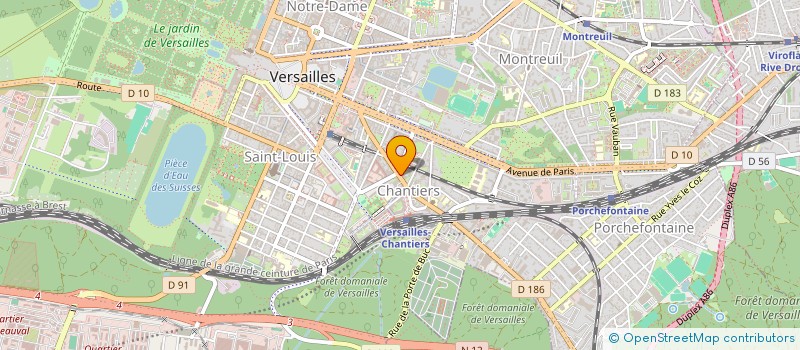 localisation de l'entreprise SARL MCF  VERSAILLES