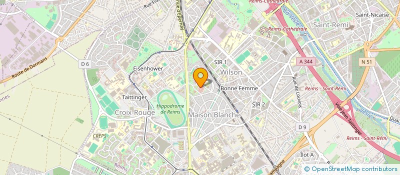 localisation de l'entreprise SARL MCH à REIMS