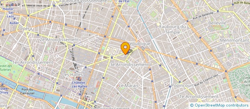 localisation de l'entreprise SARL MCI à PARIS