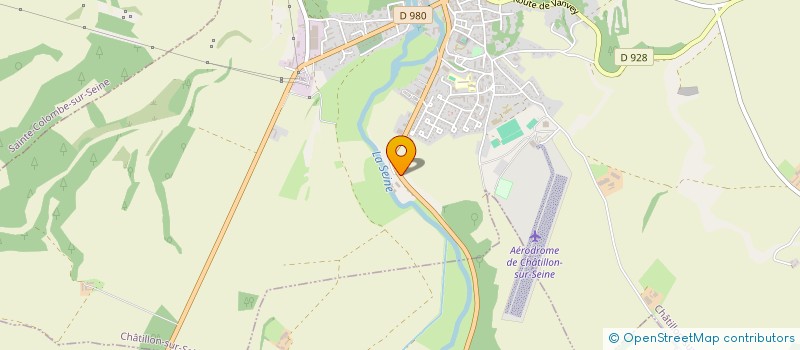 localisation de l'entreprise SARL MCL SERIGRAPHIE  CHATILLON-SUR-SEINE