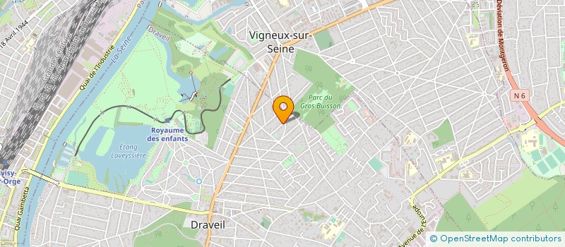 localisation de l'entreprise SARL MCMP BAT à DRAVEIL