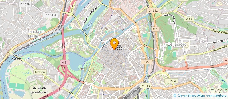 localisation de l'entreprise SARL MCREST  METZ