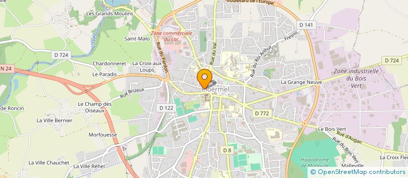 localisation de l'entreprise SARL MCS à PLOERMEL