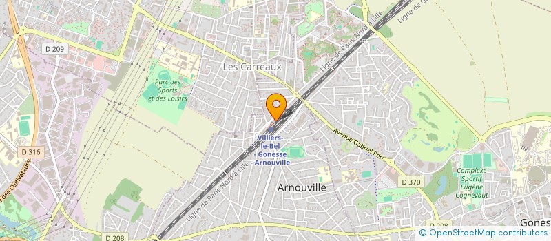 localisation de l'entreprise SARL MD à ARNOUVILLE