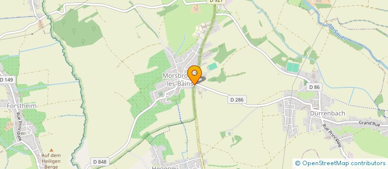 localisation de l'entreprise SARL MD  MORSBRONN-LES-BAINS