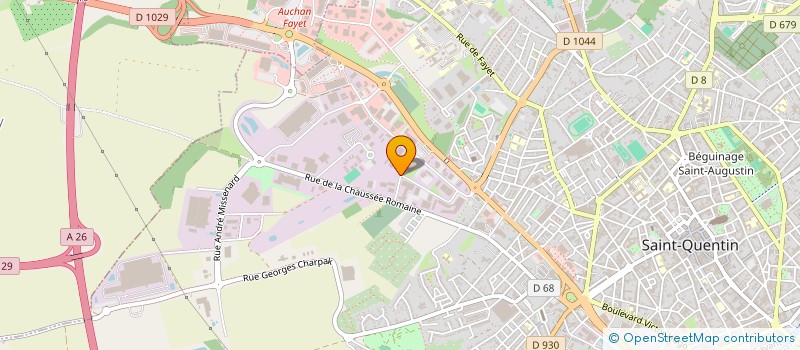 localisation de l'entreprise SARL MD AUTOMOBILES à SAINT-QUENTIN