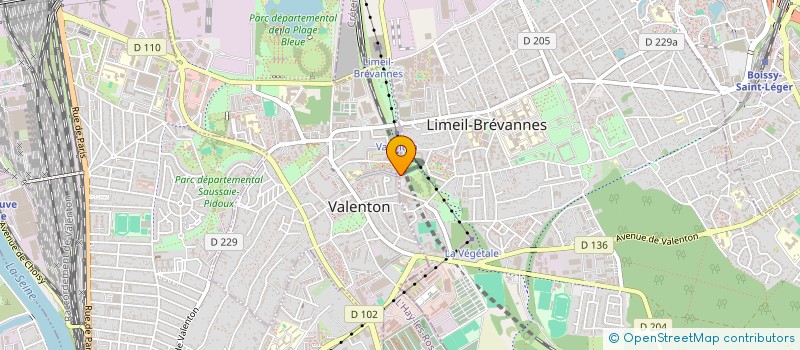 localisation de l'entreprise SARL MD CONSTRUCTION  LIMEIL-BREVANNES