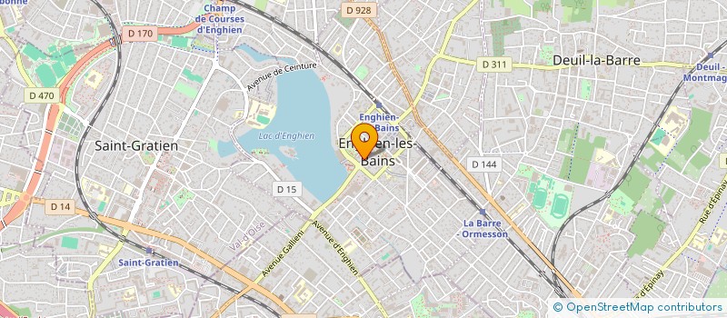 localisation de l'entreprise SARL MD STUDIO à ENGHIEN-LES-BAINS